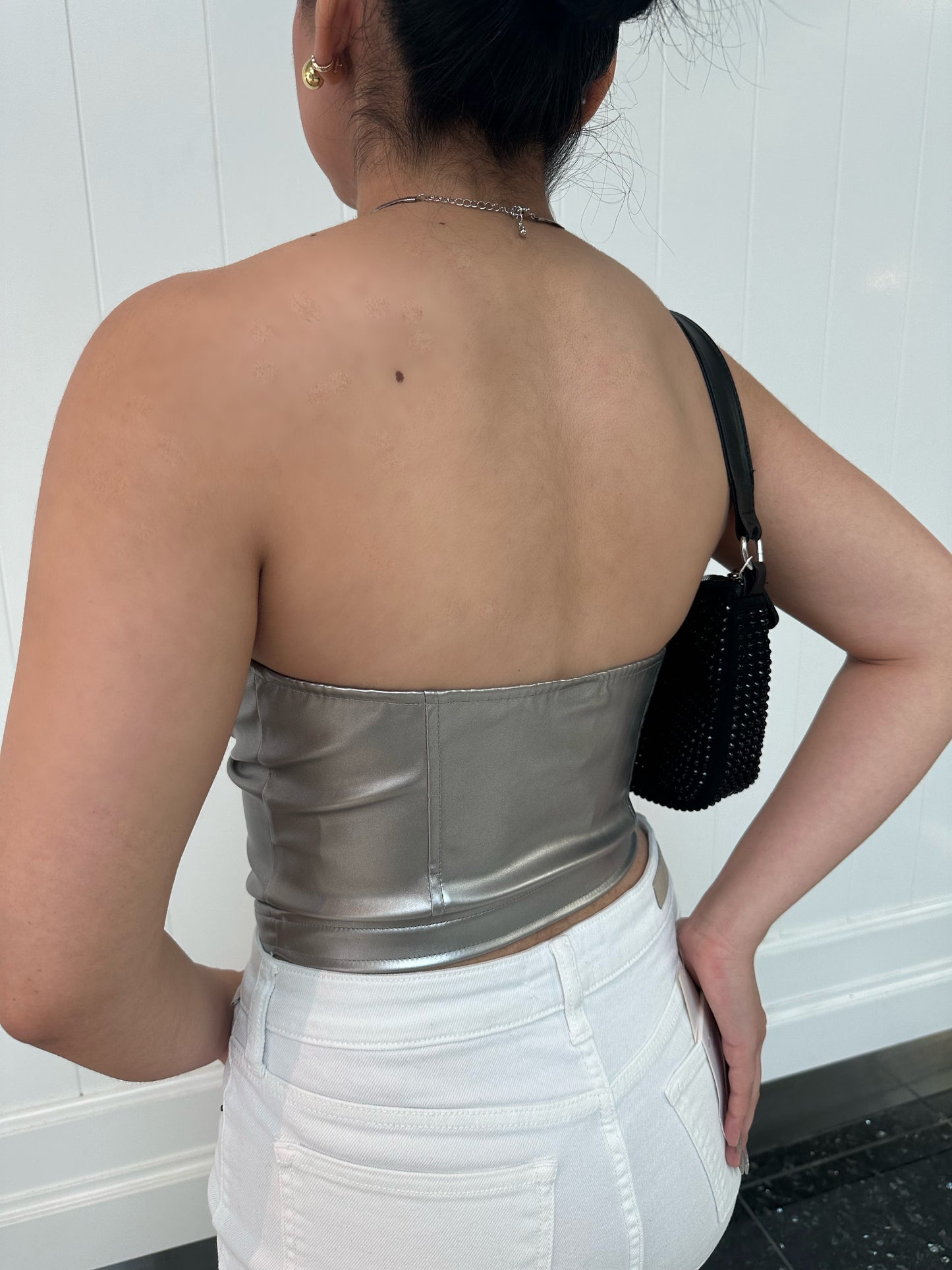 Leather Behavior Top