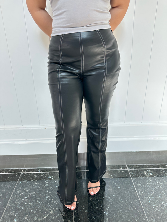 Leather In Style Pants