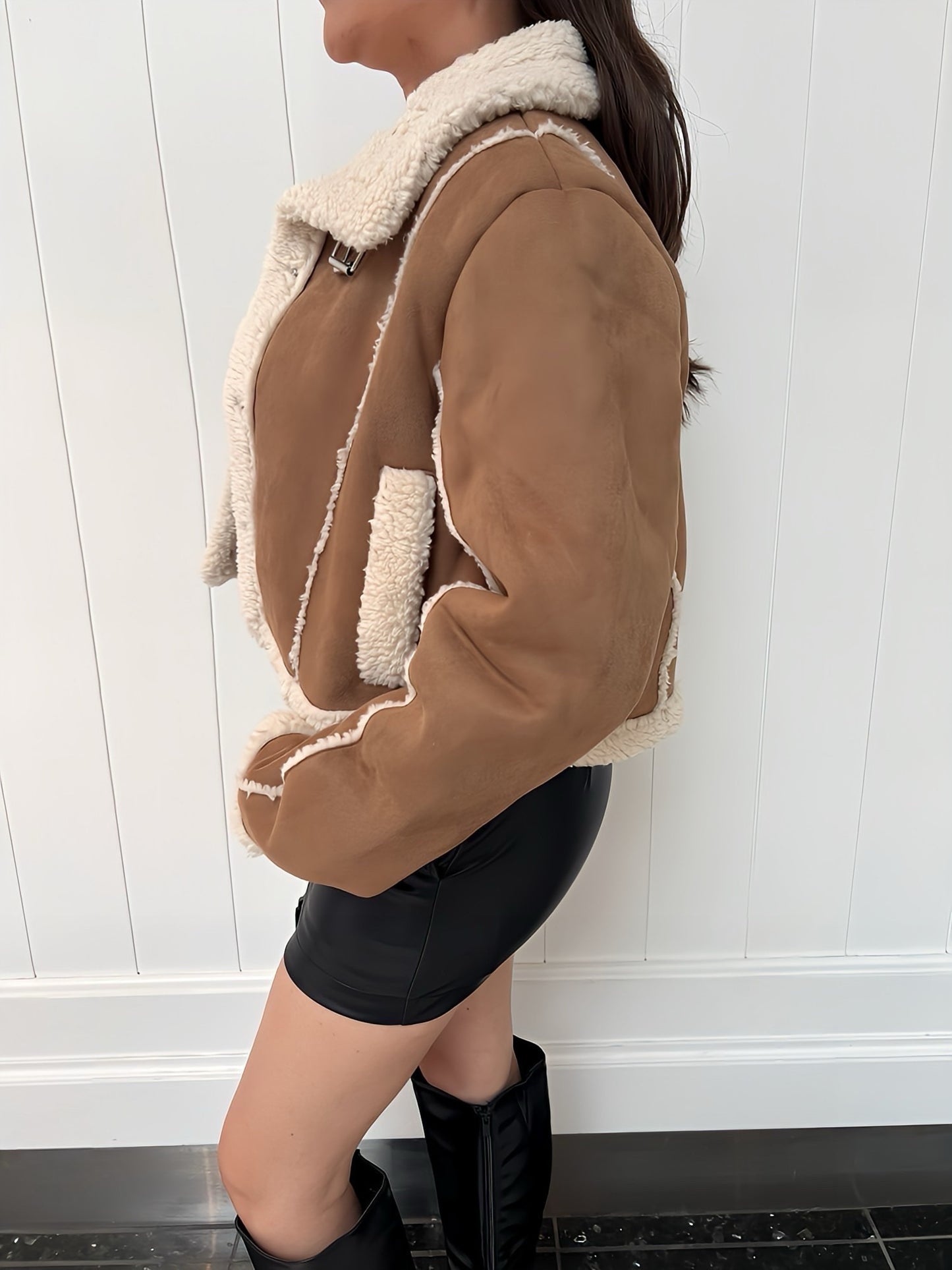 Suede Era Sherpa Jacket