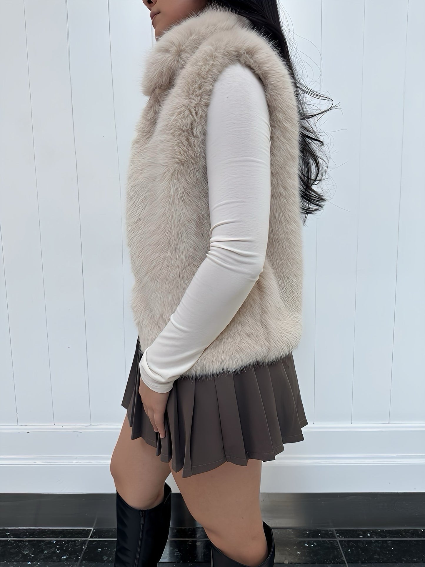 Stylish Winter Fur Vest