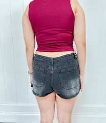 Trendy Denim Skort