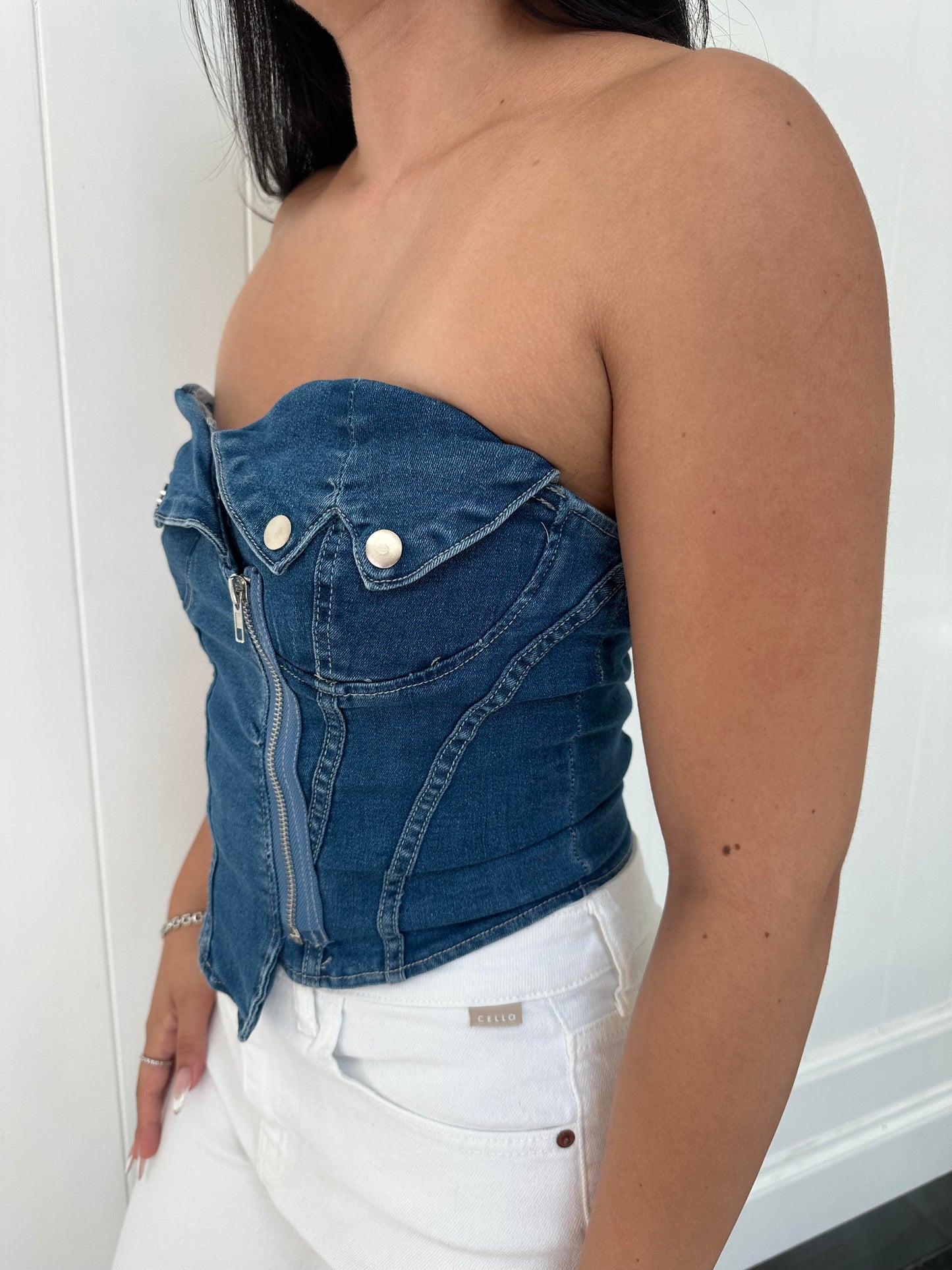 Denim Era Top