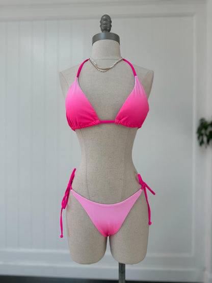 Pink Glow Bikini Set